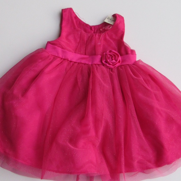 PinkyBaby Girls 12/18 Month Dress Magneta Pink - Picture 2 of 8